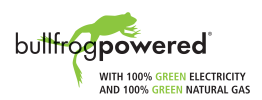 Bullfrog Power with 100% Green Electricity and 100% Green Natural Gas